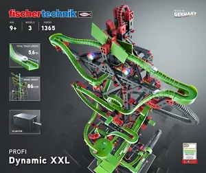 FischerTechnik Dynamic XXL 30% OFF - 1365-pc Motorized Marble Run 544619 - Picture 1 of 9