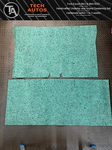 Unterlage & schalldichtes Set handgefertigt auf Bestellung Ford Escort Mk3 und Mk4 - Bild 1 von 6