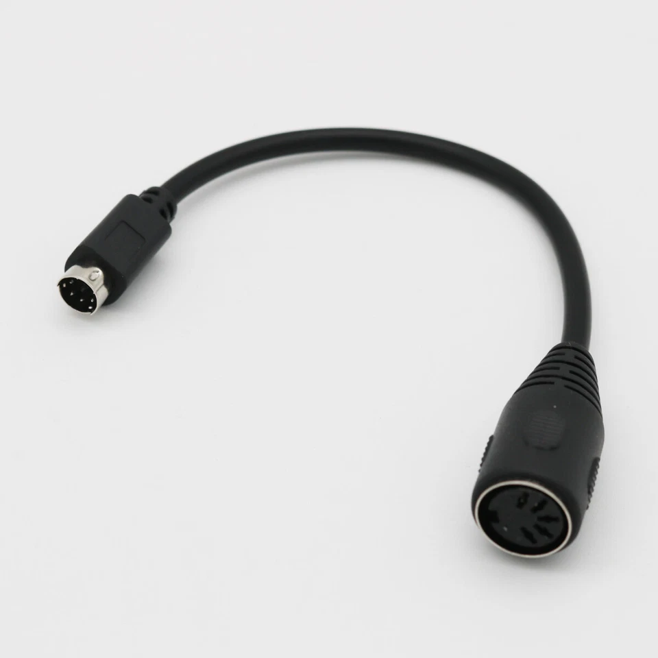 Keyboard Mouse Adapter Cable 5 Pin DIN Female to Mini Din 6 Pin PS/2 PS2 Male - Image 1 of 4