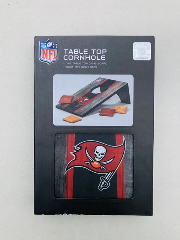 NEW NFL Tampa Bay Buccaneers Mini Cornhole Mini Bean Bag Table Top Board Game Cover