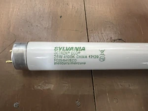 Sylvania 22143 FO25/841/ECO 25 Watt T8 Shaped 4100K Fluor. Tube 35.78" - Picture 1 of 1
