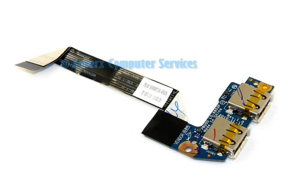 LS-6853P PLACA USB TOSHIBA ORIGINAL GENUÍNA COM CABO NB505 (GRD A) (CA411) - Imagem 1 de 2
