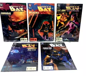 SHADOW OF THE BAT COMIC BOOKS LOT OF 5 ISSUES 42-46 DC COMICS 1995 VTG - Picture 1 of 7
