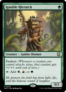 MTG Magic 1x Ignoble Hierarch RIPPLE FOIL (M/NM) Commander Modern Horizon 3 - Photo 1 sur 1