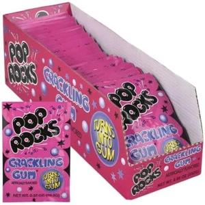 POP ROCKS Bubblegum, 0.37 oz, 24 Count - Picture 1 of 5
