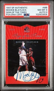 1997 SP Authentic Sign of the Times MB Mookie Blaylock PSA 8 AUTO 9 5255 - Bild 1 von 1