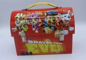 "Tin Box Co Paw Patrol Workmans Lunchbox Stash Fun 7,25"" x 3,25"" x 5,25" - Foto 1 di 4