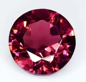 10 Ct Natural Padparadscha Sapphire Certified Loose Gemstone Round Cut Gems w07 - Picture 1 of 13