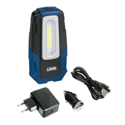 Lámpara Antorcha de Trabajo A LED Cob Recargable USB Portátil Oficina Da Banco - Imagen 1 de 4