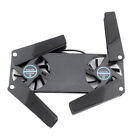 Computer Cooling Pad,Portable Ebook Radiator Foldable Dual Fan Cooling2247
