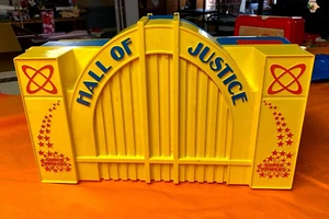 Salón de la Justicia con tarjeta Hawkman *** 1984 DC Super Powers Kenner de colección BONITO - Imagen 1 de 20