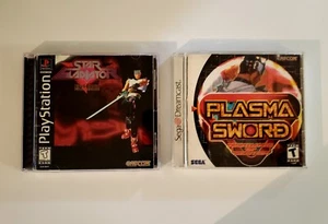 Star Gladiator Ps1 And Plasma Sword Sega Dreamcast Cib Tested - Picture 1 of 4