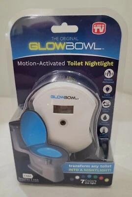 The Original Glowbowl 1 Light Motion Activated Toilet Nightlight With 7 Colors - Image 1 of 3