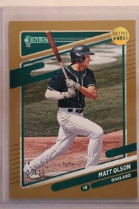 2021 Donruss Baseball Artist Proof Parallel Matt Olson #5/10 Atheltics