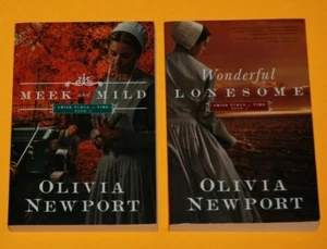 Lot 2 Amish Romance Novel Books by Olivia Newport Amish Turns of Time Book #1 2 - Picture 1 of 2