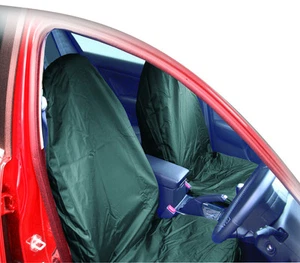 Durable Water Dirt Oil Resistant Nylon Car Protection Front Seat Covers - Grey - Picture 1 of 1