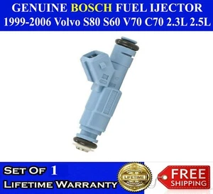 Genuine Bosch Single OEM Fuel Injector For 1999-2004 Volvo C70 2.3L I5 - Picture 1 of 1