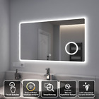 LED Badspiegel 100x60 Spiegel mit Beleuchtung Kosmetikspiegel Touch Lichtspiegel