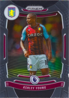 Ashley Young 2021-22 Panini Prizm Premier League Soccer Card #126 Aston Villa - Image 1 of 2