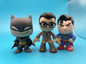Funko Mystery Mini DC Comics Superman, Clark Kent, Batman (3) Vinyl Figures - Picture 1 of 3