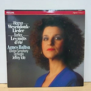 416 807 1 WAGNER BERLIOZ Songs AGNES BALTSA LSO TATE PHILIPS STEREO LP EX - Picture 1 of 6