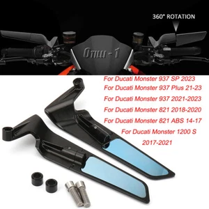 For Ducati Monster 937 SP/937 Plus/821/821 ABS/1200 S/2023 Rearview Side Mirrors - Foto 1 di 12