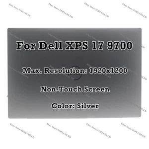 17" FHD LCD Screen Non-Touch Panel Display Assembly For Dell XPS 17 9700 Silver - Picture 1 of 9