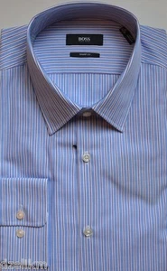 NWT Hugo Boss Black Label By Hugo Boss Sharp Fit Dress Shirt Size 15 32/33 (15R) - Picture 1 of 5