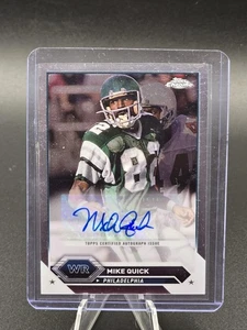 2023 Topps Chrome Composite Mike Quick Auto TCA-MQ Philadelphia Eagles WR - Picture 1 of 2
