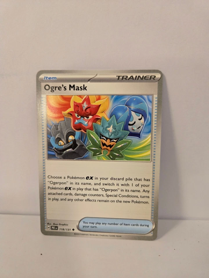 Ogres Mask Pokemon Item Card - Image 1 of 1