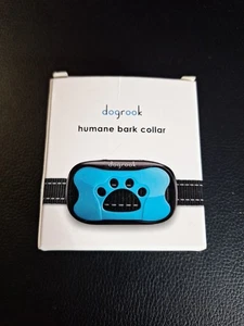 DogRook Dog Bark Training Collar Blue or Orange Rechargeable Reflective - Picture 1 of 8