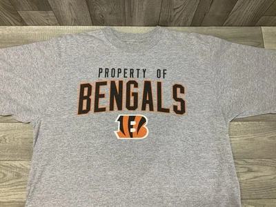 Vtg NFL Men's Medium Cincinnati Bengals T-shirt Reebok Property Of - Image 1 of 4