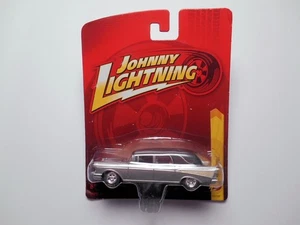 FOREVER 64 SILVER/GRAY 1957 CHEVROLET FUNERAL HEARSE BY JOHNNY LIGHTNING - Picture 1 of 3