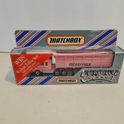 1983 Matchbox Readymix Convoy Tipper CY-20 PINK VERY RARE - Image 1 of 4