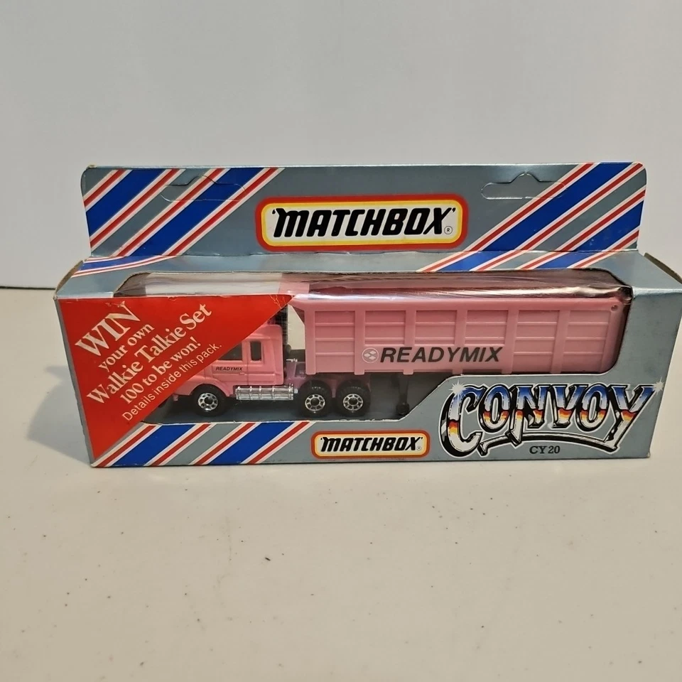 1983 Matchbox Readymix Convoy Tipper CY-20 PINK VERY RARE - Image 1 of 4