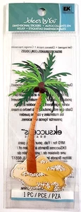 Palm Tree Beach Coconut Sand Island Jolee's 3D Sticker HTF - Picture 1 of 2