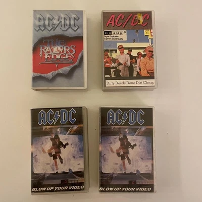 4 x AC/DC Cassettes (Made in INDIA, Clamshell Cases) all different - Image 1 of 4