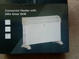 Electric Convector Heater 2KW 24hr timer 3 Settings 240V Wall Portable Multi Use - Picture 1 of 10