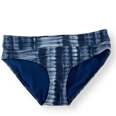 Pantalones de bikini Prana Marta talla mediana azul Belice Hazy Days traje de baño tie dye Foto 1 de 4