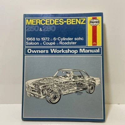 Manual de taller Mercedes-Benz 250 y 280 Haynes 1968-1972 6 cilindros usado Foto 1 de 4