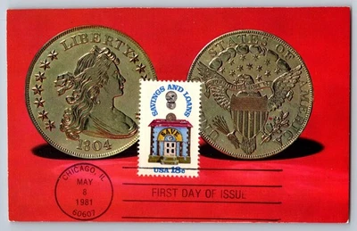 #1911 Savings & Loans FDC Maxi Card - Image 1 of 2