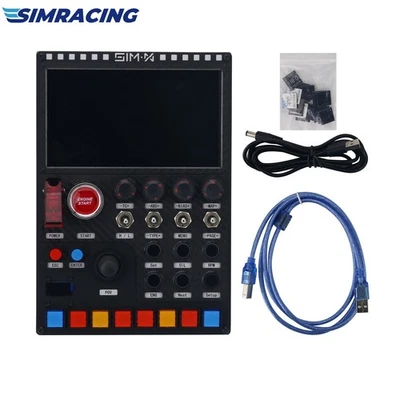 SIMX V7 PRO 7" RGB Button Box for Sim Racing Simulator Thrustmaster MOZA Simagic - Bild 1 von 4