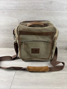 Bolso de Viaje Mensajero Bandolera de Cuero The Territory Ahead 12” x 12” - Excelente - Imagen 1 de 11