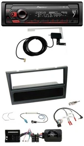 Pioneer DAB USB Lenkrad Bluetooth Autoradio für Opel Corsa C 2004-2006 schwarz - Bild 1 von 12