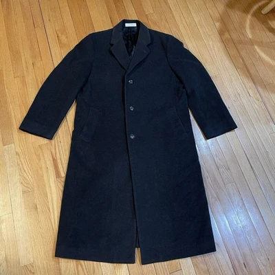 John W Nordstrom Mens Overcoat Size 44 XL Wool Cashmere Blend Made in Japan - Image 1 of 4