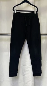 Three & Out boys Black Tapered Joggers size 7 - Picture 1 of 5