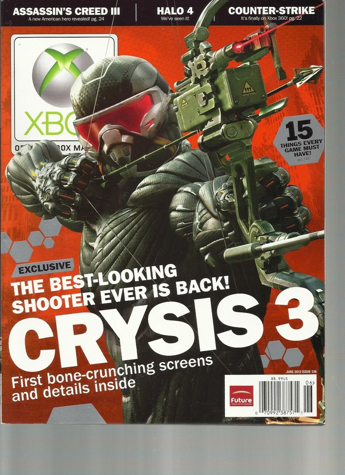 OFFICIAL X BOX MAGAZINE, JUNE, 2012  ( THE BEST -LOOKING SHOOTER EVER IS BACK !) - Image 1 of 1