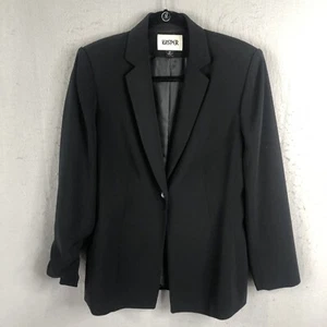 Kasper Blazer Womens 10 Black Jacket Career Professional Office Classic - Picture 1 of 15