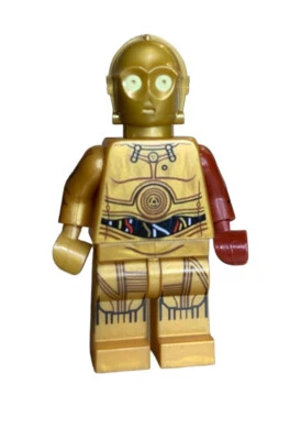 LEGO Star Wars The Force Awakens C-3PO Minifigure w/ Red Arm - #5002948 - Image 1 of 4
