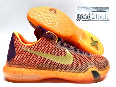 NIKE KOBE X (GS) DORADO/NARANJA TALLA 6.5Y/MUJER 8 [726067-676] STOCK MUERTO Foto 1 de 4